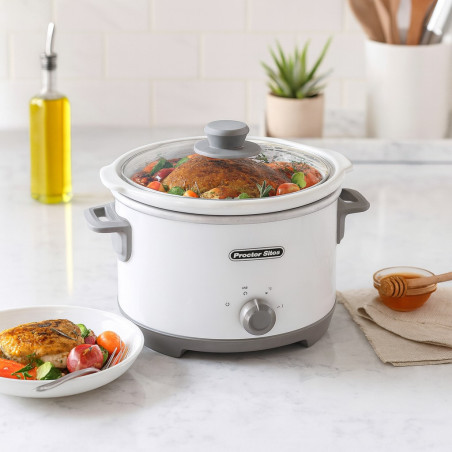 Olla de Cocción Lenta 4LProctor Silex | Práctica y eficiente